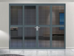 SC50系列金鋼網(wǎng)折疊門